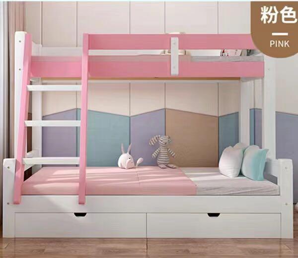 A&amp;0192 Bunk Bed/Solid Wood Children's Bed/Roller Bed/Double Bed with Thickened Material for Greater Stability