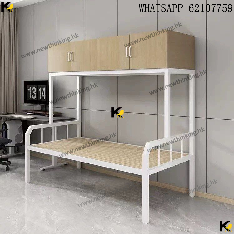 A&amp;1852 Iron Frame Bed, Storage Bed, Single Bed, Double Bed Combination, Bedside Cabinet, High-Rise Bed, Bed and Cabinet Integrated, Worker Bed, Student Dormitory Bed, Brand New, Delivery Included