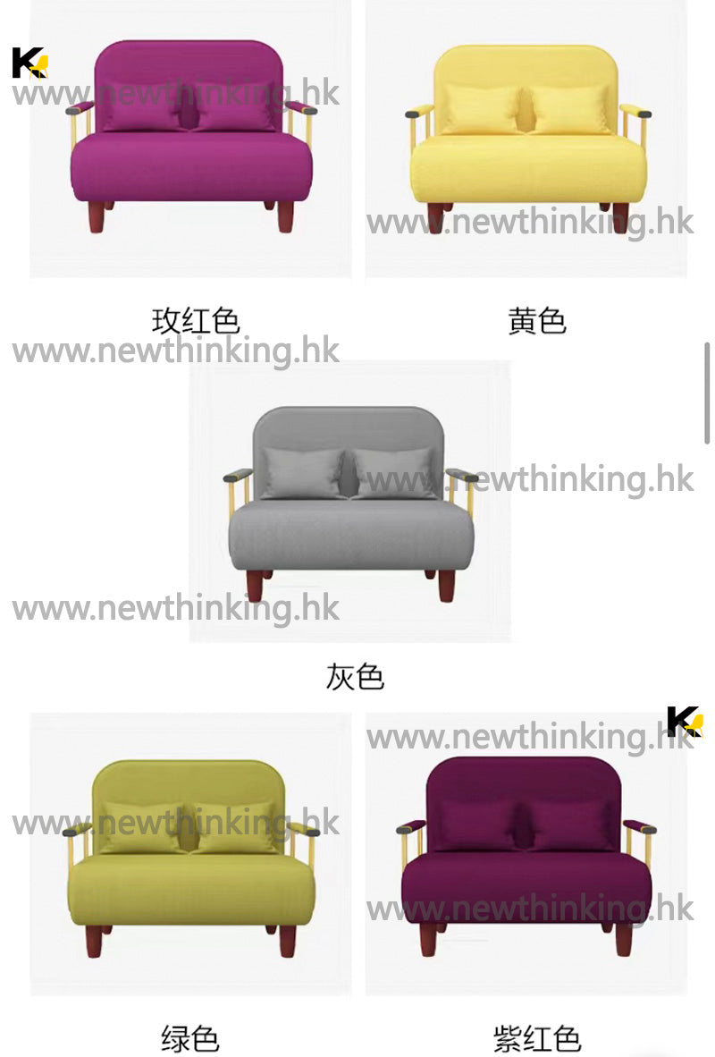 A&amp;0518 Fabric Sofa Bed, Folding Sofa Bed, Double Sofa Bed, Single Sofa Bed, Single Seat Fabric Sofa Bed