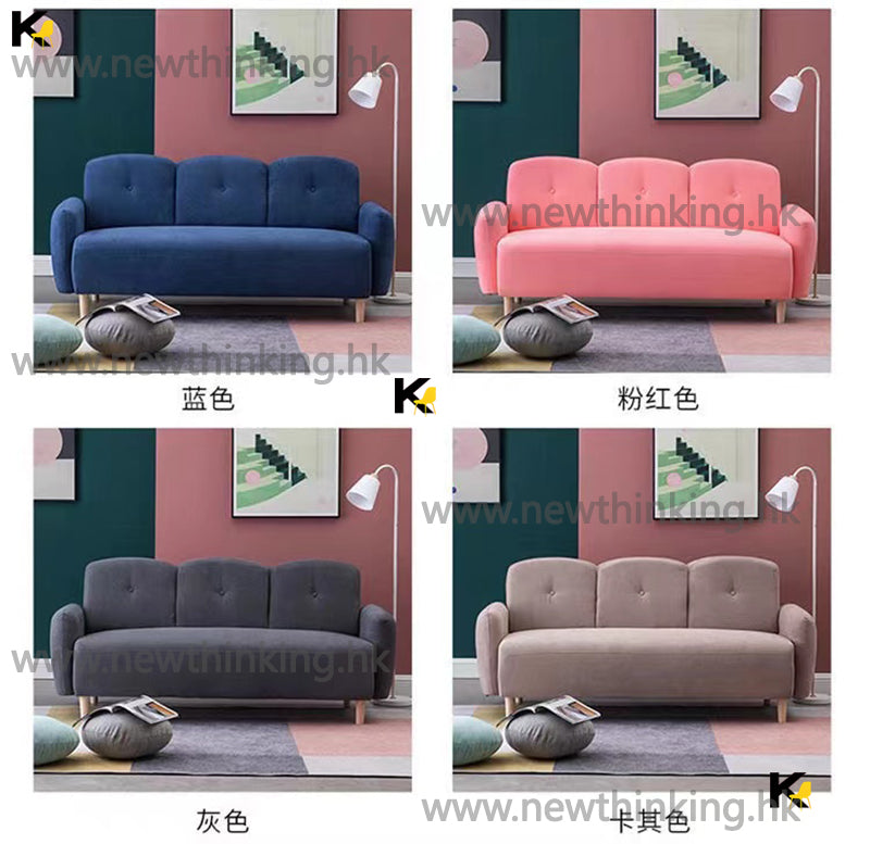 A&amp;0548 Simple Fabric Sofa, Brand New, Delivery Included, Single/Double/Triple Seats, Multiple Colors Available