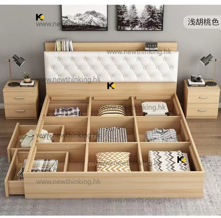 A&amp;1106 Storage Bed, Tatami Bed, Drawer Bed, Contains Storage, High Box Bed, Brand New, Delivery Included