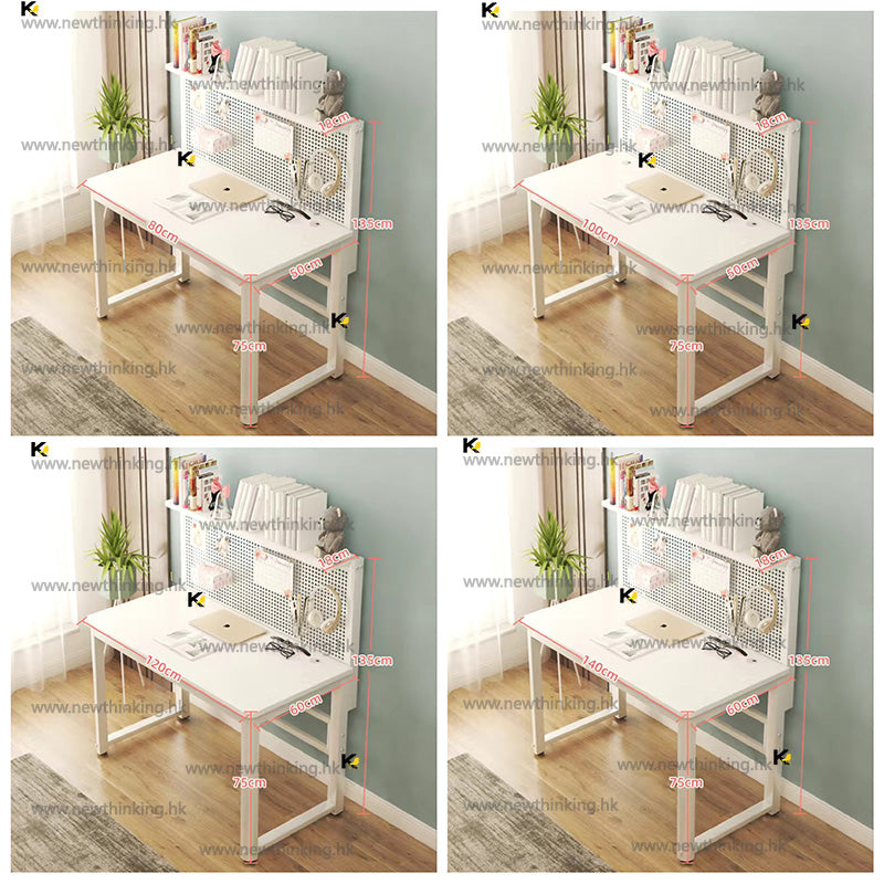 A&amp;0643 Computer Desk/Office Desk/Writing Desk/Style Bookshelf Combination Unit