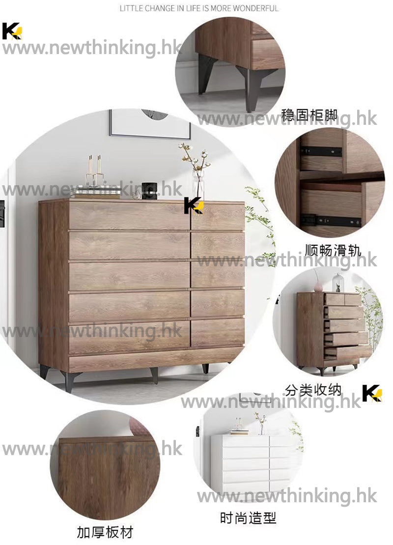 A&amp;0645 Five-Drawer Chest, Storage Cabinet, Organizer, Home Storage Cabinet, Bedroom Clothing Cabinet, Miscellaneous Cabinet
