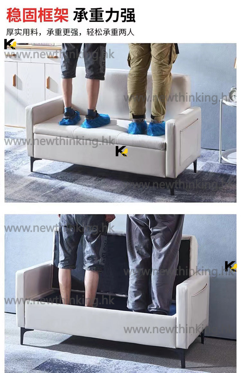 A&amp;0656 Storage Sofa with Technological Fabric, Wash-Free, Multifunctional Storage Sofa, Designed for Small Apartments