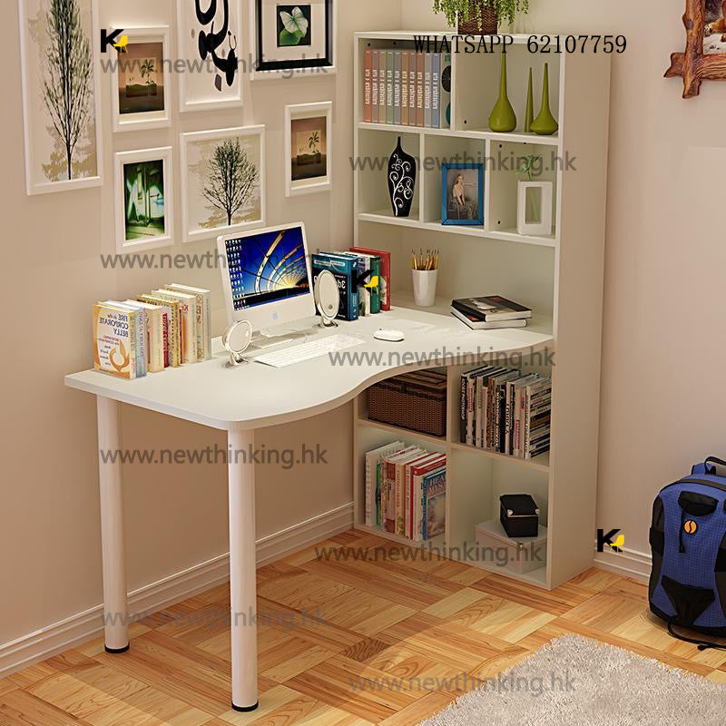 A&amp;5102 Corner Desk, Bookshelf, Computer Desk, Study Desk, Writing Desk, Cabinet, Floor-standing Storage Cabinet