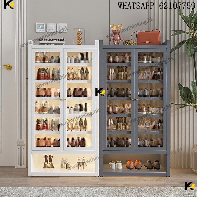 A&amp;5179 Steel Shoe Cabinet, Multi-layer Storage Cabinet, Shoe Rack, Entryway Cabinet, Iron Storage Rack