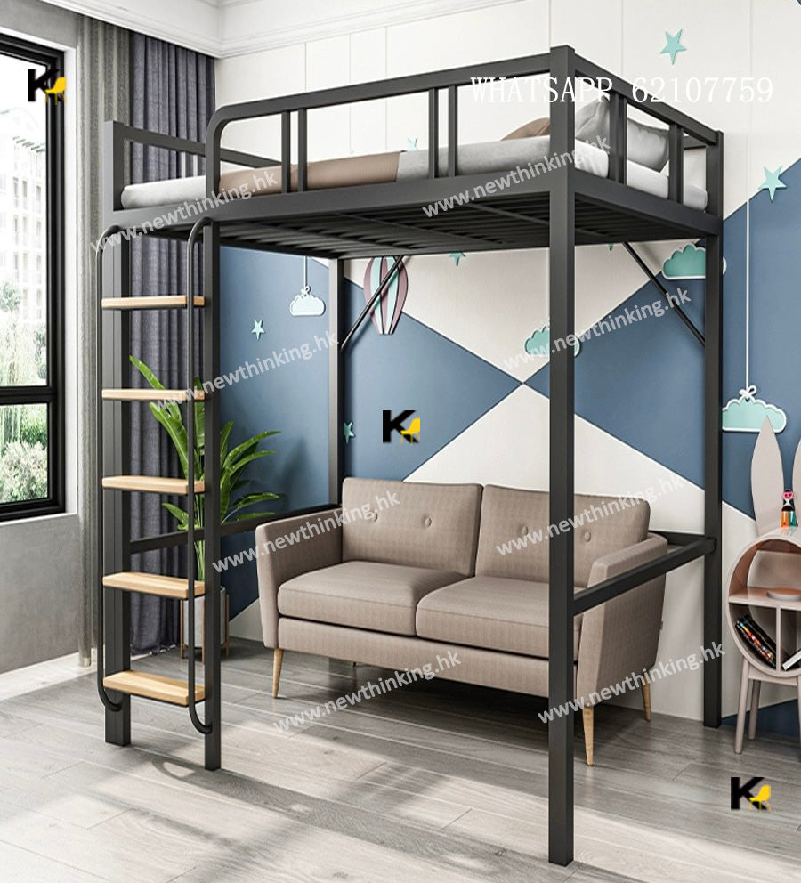 A&amp;1452 Customizable sizes available. High-frame bed, iron-frame bed, semi-high bed, bunk bed, worker's bed, single bed, double bed, loft bed, integrated desk, thickened and reinforced for heavy load-bearing.