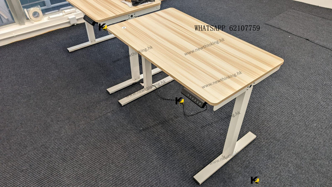A&amp;1572 Electric Lifting Desk, customizable sizes available. Hong Kong three-legged office desk, study desk, gaming desk, multi-functional study desk, writing desk, executive desk, fully automatic lifting office desk.