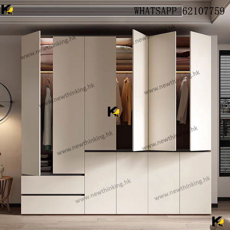 A&amp;1630 Solid Wood Wardrobe, Extra Large and Wide, Large Capacity Wardrobe, Double Door Cabinet, Bedroom Storage Cabinet, Clothing Storage Cabinet, Combination Cabinet, Clothes Rack, Hat Cabinet, Floor-to-ceiling Cabinet, Tall Cabinet