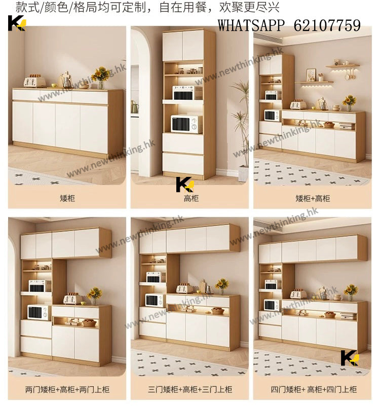 A&amp;1673 Custom-made sideboard combination cabinet, dish cabinet, wine cabinet, dining room storage cabinet, tall cabinet, low cabinet combination kitchen cabinet, tea cabinet, and miscellaneous cabinet.