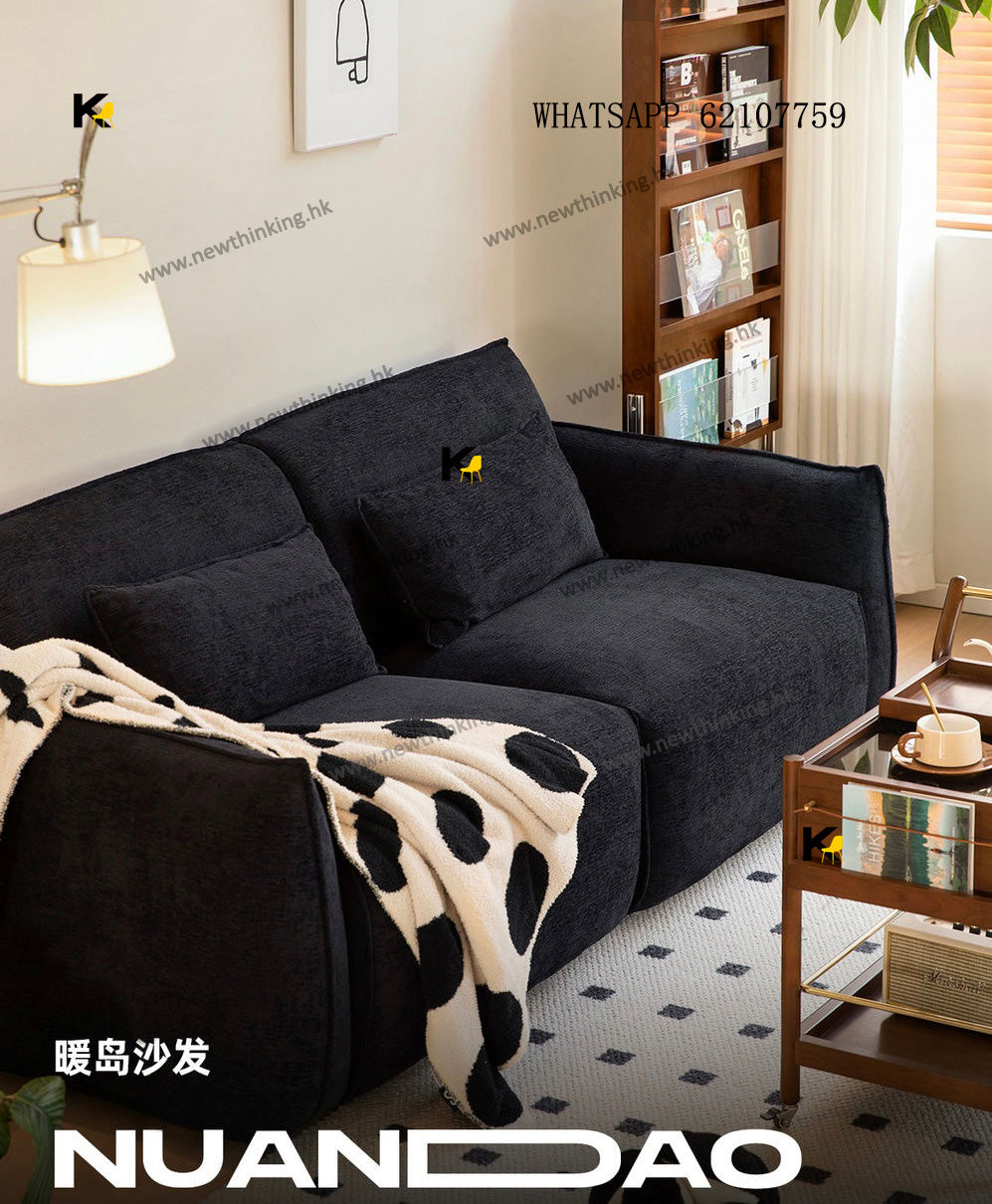 A&amp;1684 Luxury Velvet Sofa with Retro Style and Nice Velvet Fabric