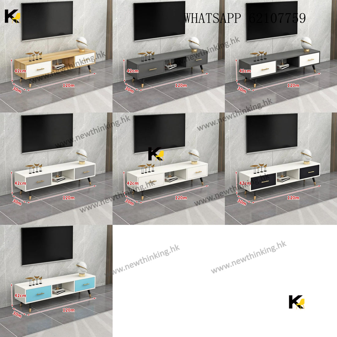 A&amp;1718 Simple TV Cabinet, Side Cabinet, Corner Cabinet, Floor Cabinet, Low Cabinet, Narrow Cabinet, Combined Cabinet, TV Rack, Coffee Table Cabinet