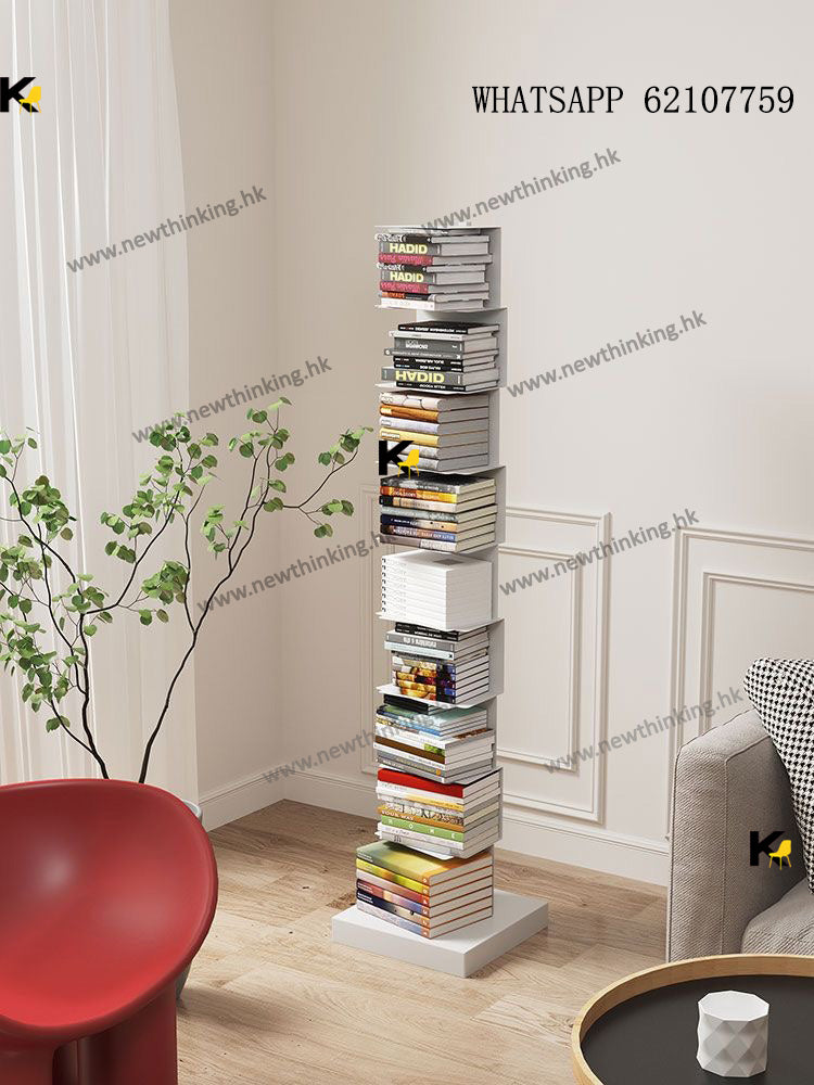 A&1836 Simple Bookshelf, Large Capacity Multi-Layer Storage