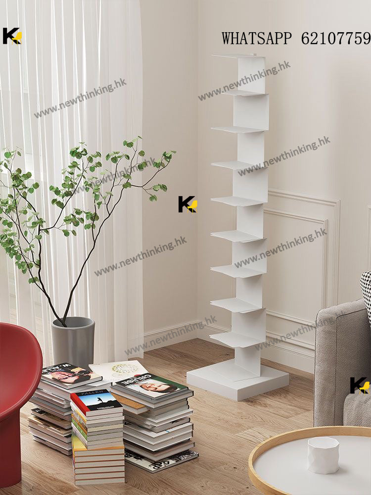 A&1836 Simple Bookshelf, Large Capacity Multi-Layer Storage