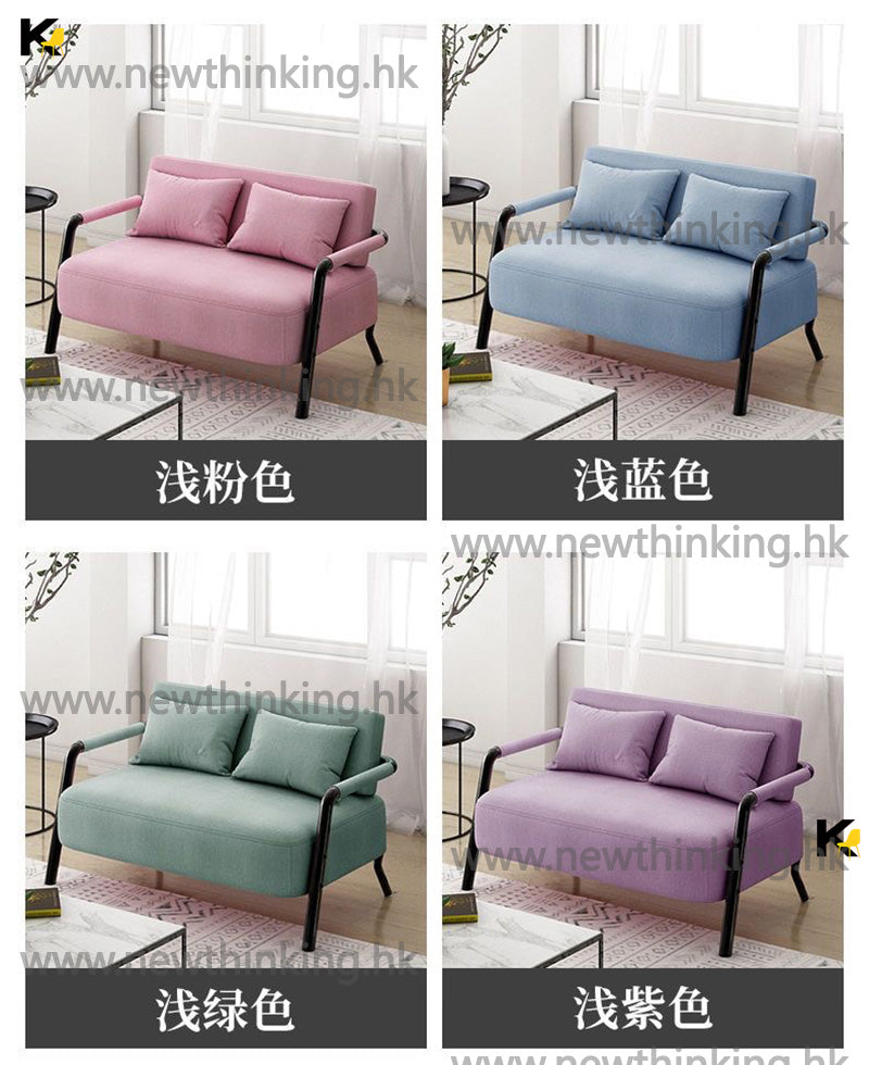 A&amp;0411 Fabric Sofa, Simple Style, Single/Double/Triple Seat, Suitable for Clothing Stores and Shops