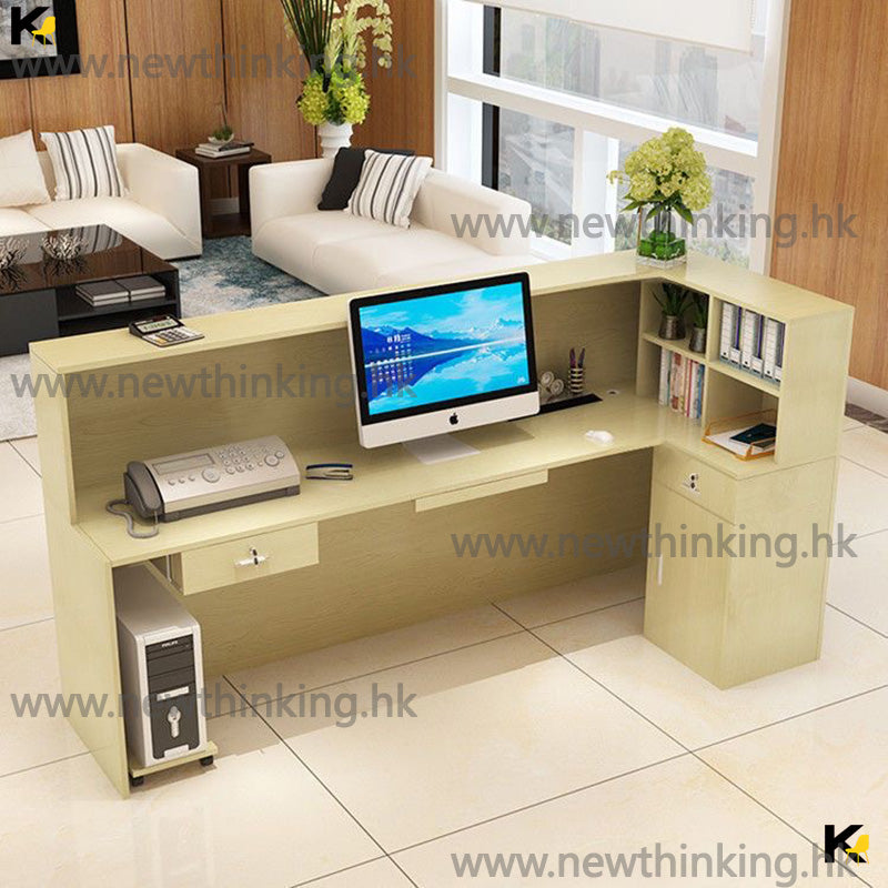 A&amp;0415 Cashier counter, corner reception desk, front desk, company/hotel/store cashier/greeting desk