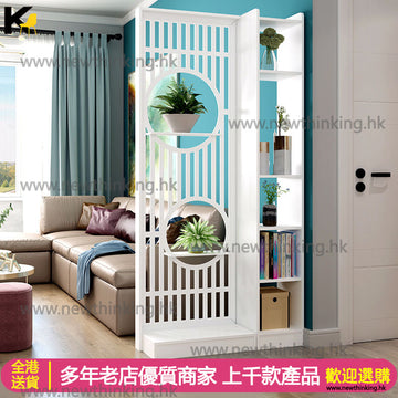 A&0420屏風櫃 隔斷櫃 玄關櫃 收納櫃 落地置物架 展示架 入戶櫃 入門櫃 遮擋墻櫃 門廳櫃