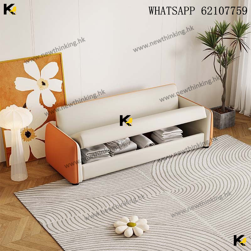 A&amp;1524 Cat Scratch Leather Storage Sofa, Tech Fabric Sofa, Single Seat Sofa, Multiple Color Options, Two-Seater Sofa, Three-Seater Sofa, Storage Sofa, Two-Seater