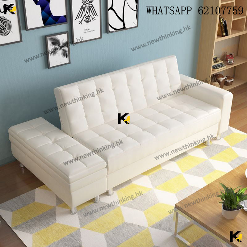 A&amp;0445 Storage Sofa Bed, Fabric Sofa Bed, Storage PU Leather Sofa Bed, Foldable Sofa Bed