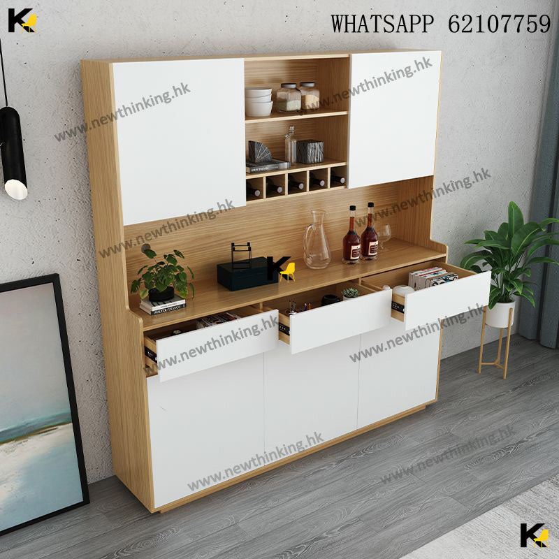 A&amp;0444 Sideboard, Cabinet, Dish Cabinet, Wine Cabinet, Storage Cabinet, Tall Cabinet, Kitchen Storage Cabinet, Tea Cabinet