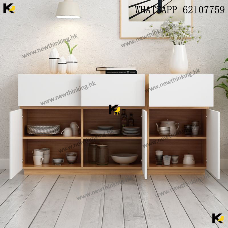 A&amp;0455 Sideboard, Dish Cabinet, Kitchen Storage Cabinet, Kitchen Shelf, Tea Cabinet, Storage Cabinet, Tableware Cabinet