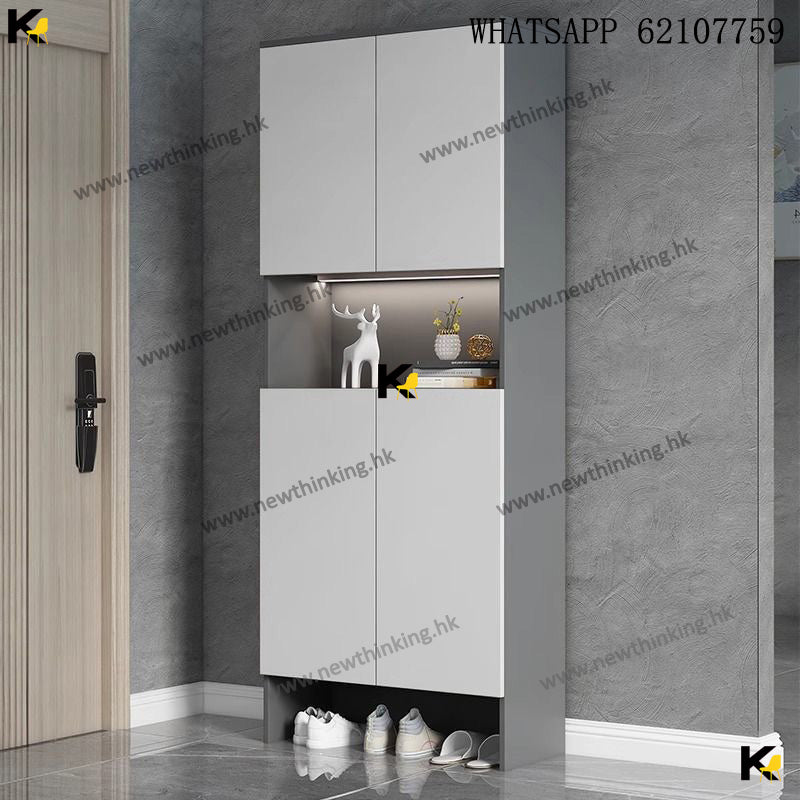 A&amp;1445 Tall Shoe Cabinet, Large Capacity Storage Cabinet, Entryway Cabinet, Shoe Rack, Hallway Cabinet, Partition Cabinet, Shoe Changing Cabinet, Wall Cabinet, Floor Cabinet, Balcony Storage Cabinet