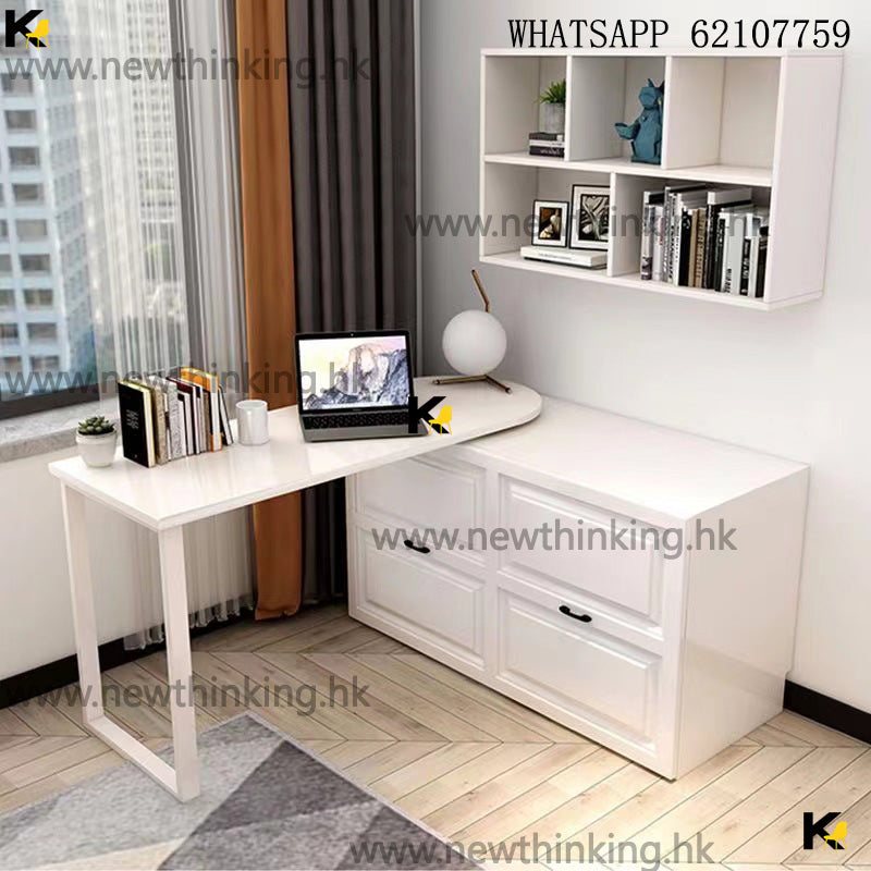 A&amp;1239 Folding Bed with Desk and Bookshelf Combination Bed - Multifunctional Hidden Bed, Nap Bed, Bookshelf, Desk, Folding Bed