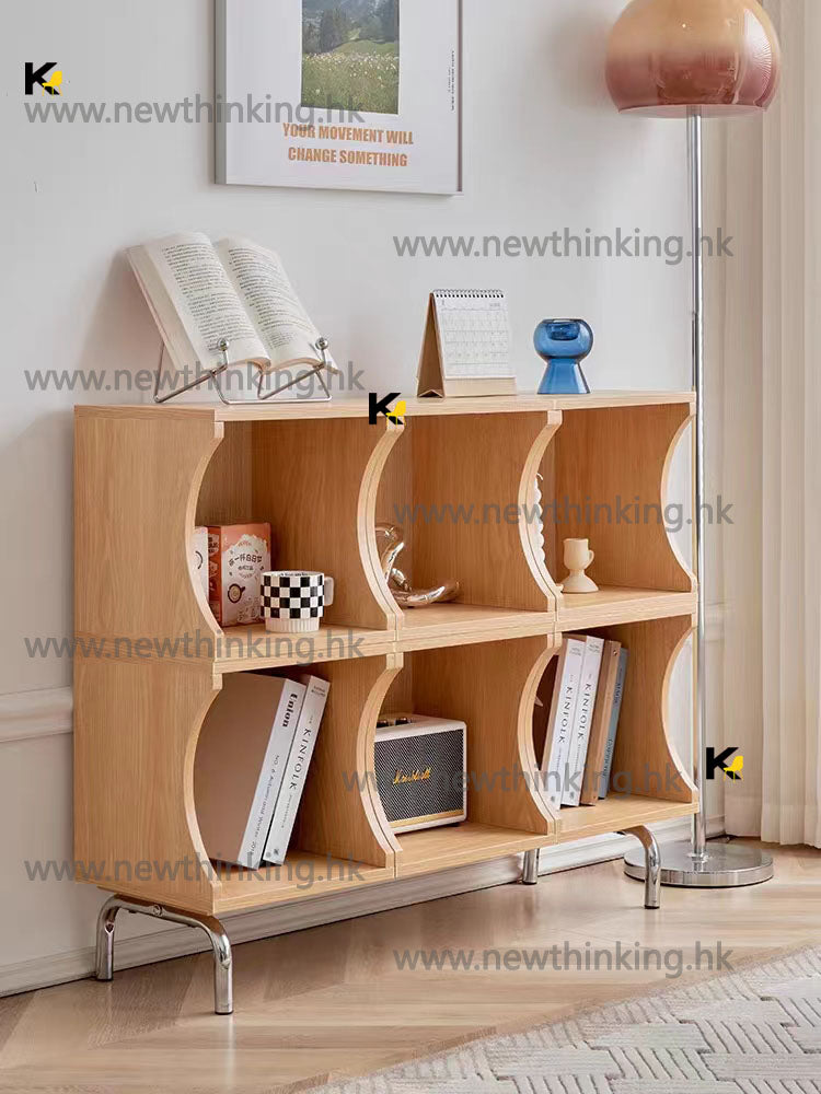 A&amp;0780 Creative Bookshelf, Stylish Storage Rack, Organizer, Toy Storage Cabinet