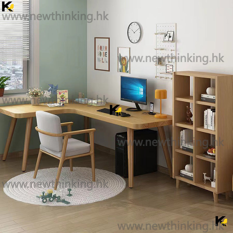 A&amp;5227 Solid Pine Wood Desk, Writing Desk, Corner Office Desk, L-shaped Writing Desk, L-shaped Computer Desk, Computer Desk, Office Chair, Computer Chair, Desk and Chair Combination. Stylish and durable, brand new table, custom sizes available.