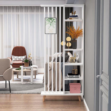 A&amp;0057 Screen Cabinet, Entryway Storage Cabinet, Shelf, Partition Cabinet, Portable Floor Cabinet