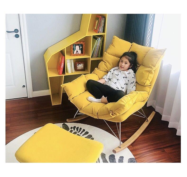 A&amp;0307 Beanbag Chair, Recliner, Rocking Chair, Relaxing Chair, Single Sofa, Stool, Balcony Leisure Chair
