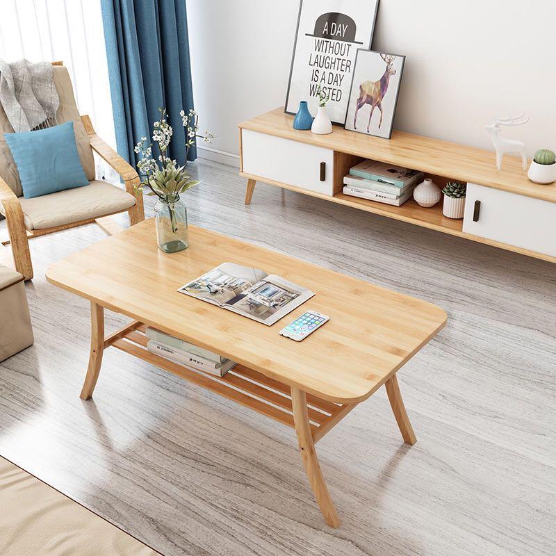 A&amp;0347 Bamboo Coffee Table, Simple Japanese Style, Casual Small Home Table, Tea Table, Low Table