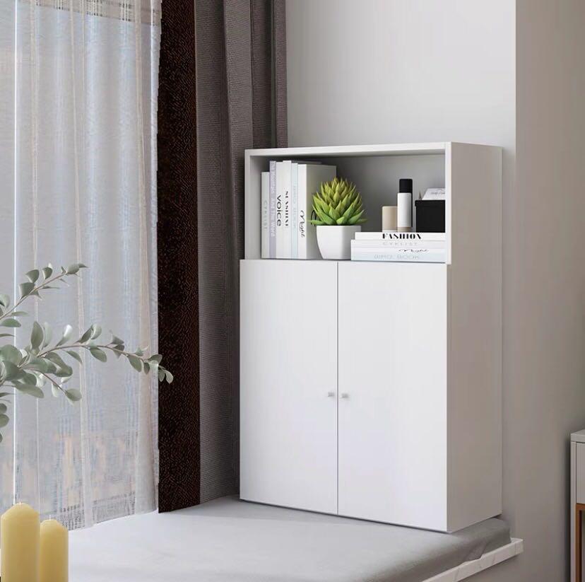 A&amp;0848 Bay Window Bookshelf Storage Cabinet Balcony Storage Cabinet Simple Integrated Cabinet Bookshelf Shelf
