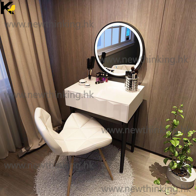 A&amp;5138 Dressing Table, Makeup Table, Nordic Light Luxury Cosmetic Storage Rack, Small Apartment, Instagram-worthy Minimalist Bedroom Table