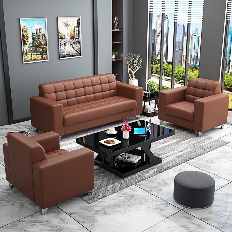 A&amp;0222 Office Sofa - Leather Office/Meeting Sofa - Durable, Comfortable, Brand New, Delivery Included