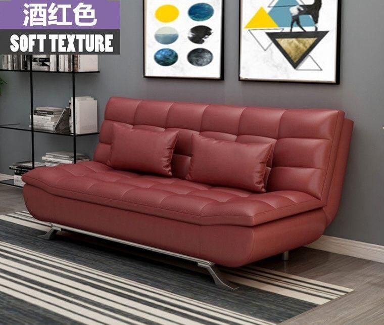 A&amp;0221 Sofa Bed, Small Apartment Home Office Folding Sofa Single/Double Size